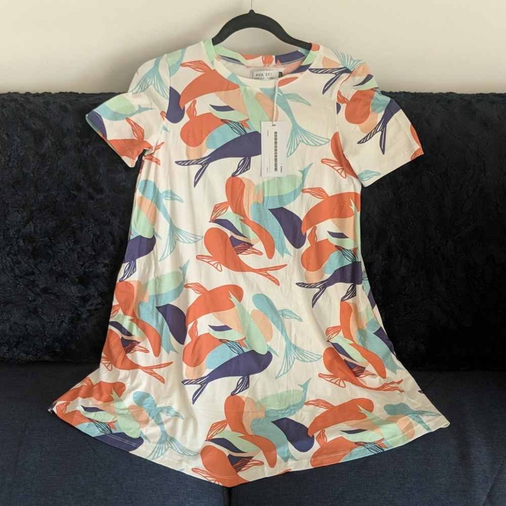 Fighting Eel Dress Lia, Desert Koi, XS